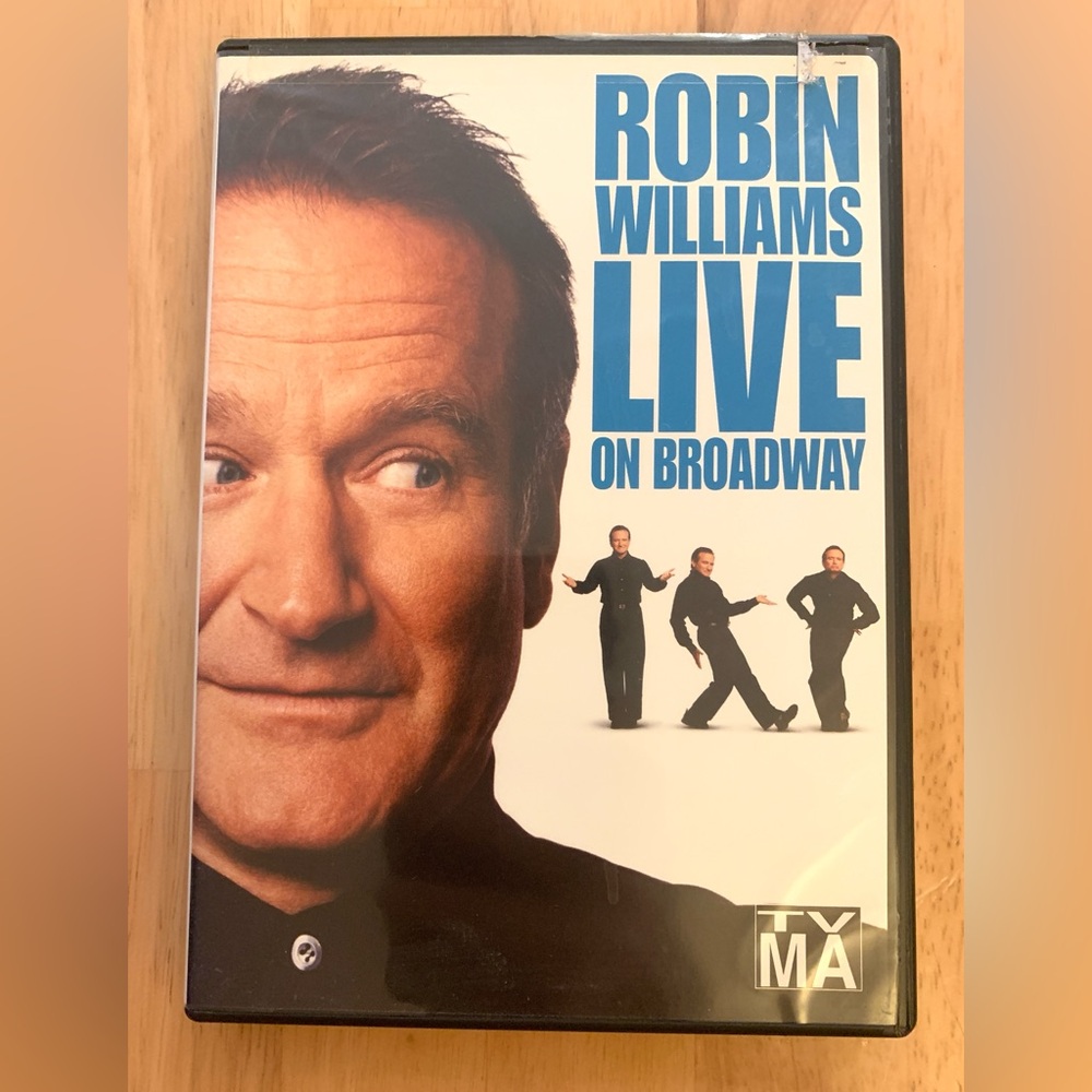 🔥BOGO // Robin Williams Live on Broadway (2002) DVD w/Inserts